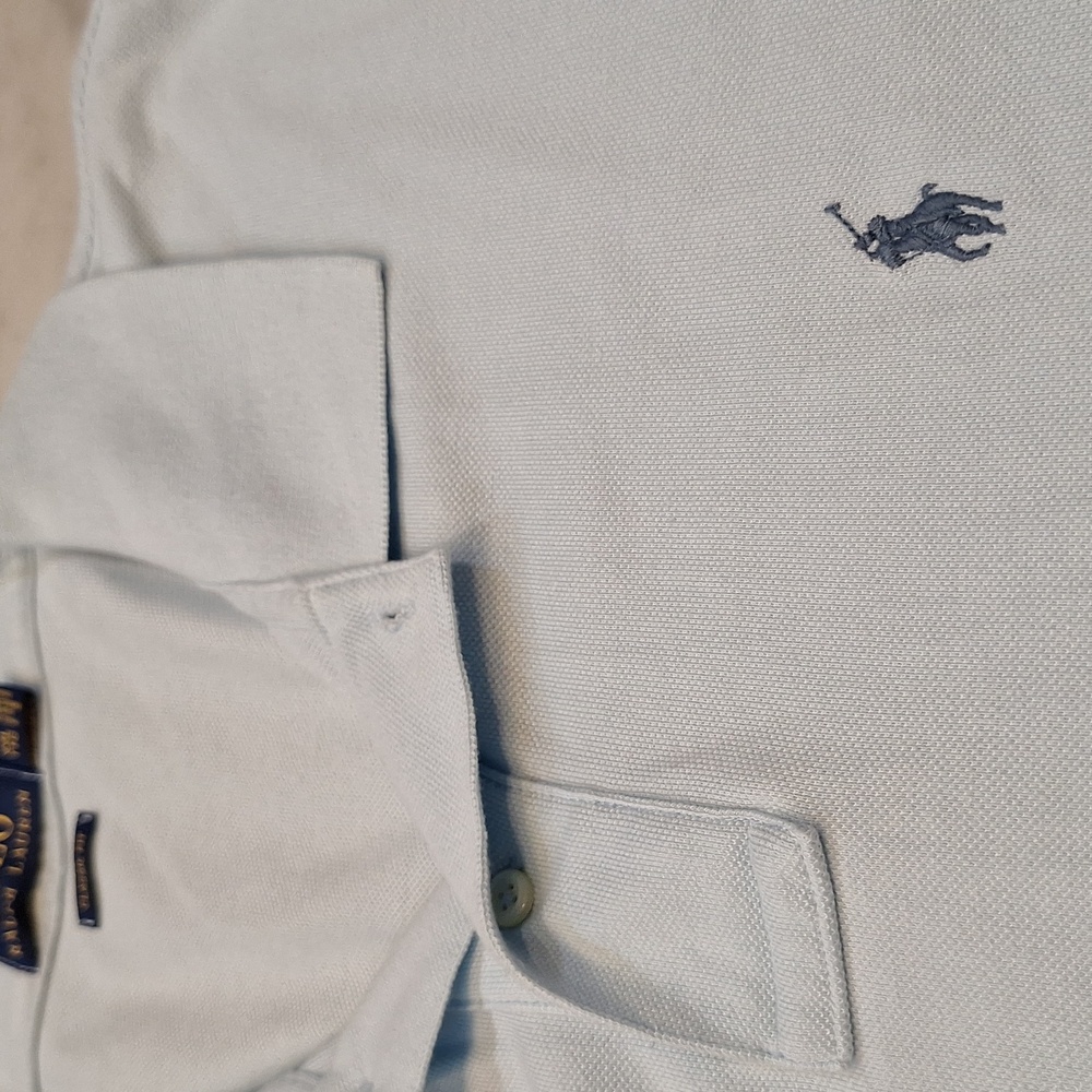 Polo Ralph‎ Lauren Lt Blue Polo Short Sleeve Shirt Classic Fit Sz XXL Preppy